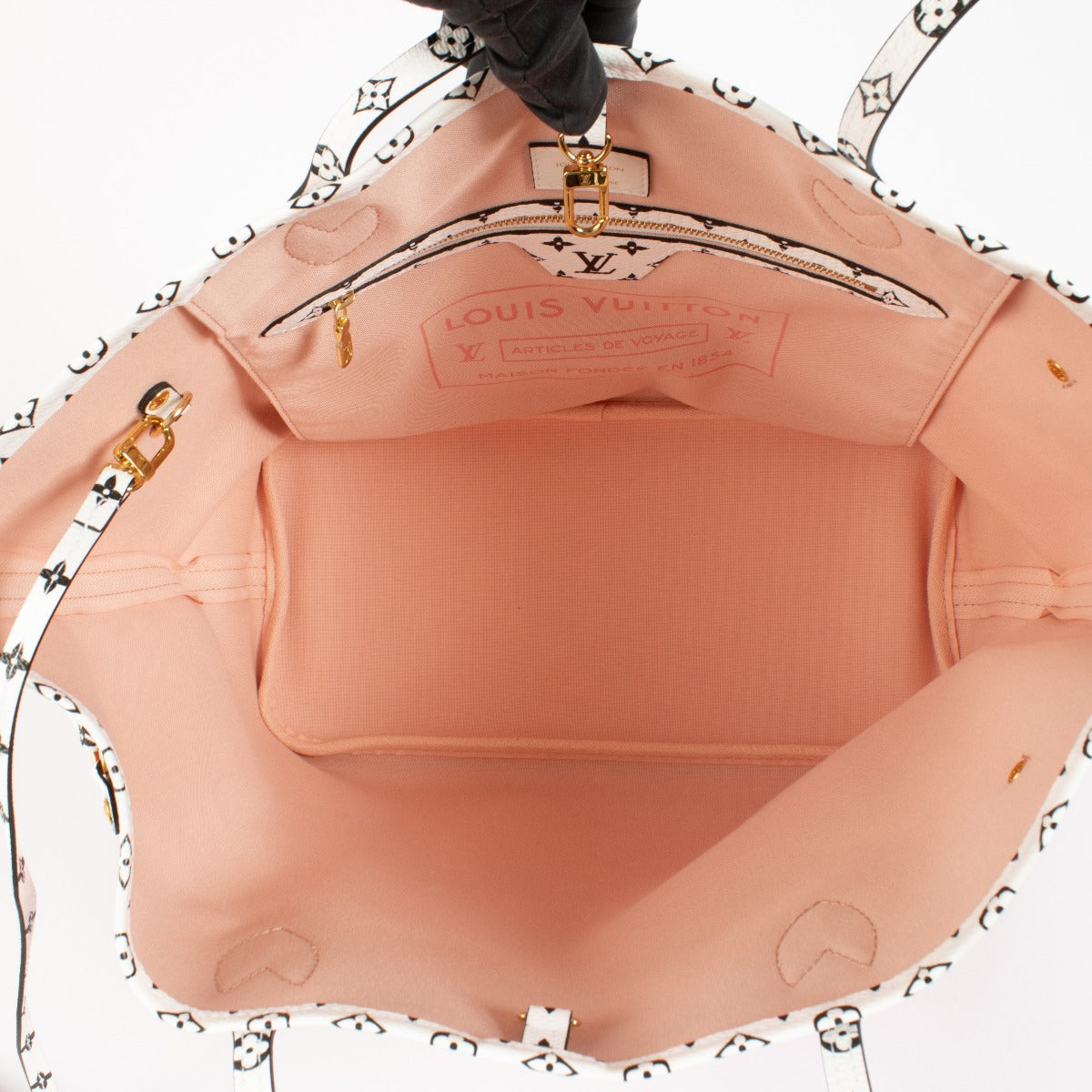 Louis Vuitton Red Giant Monogram Neverfull MM Bag