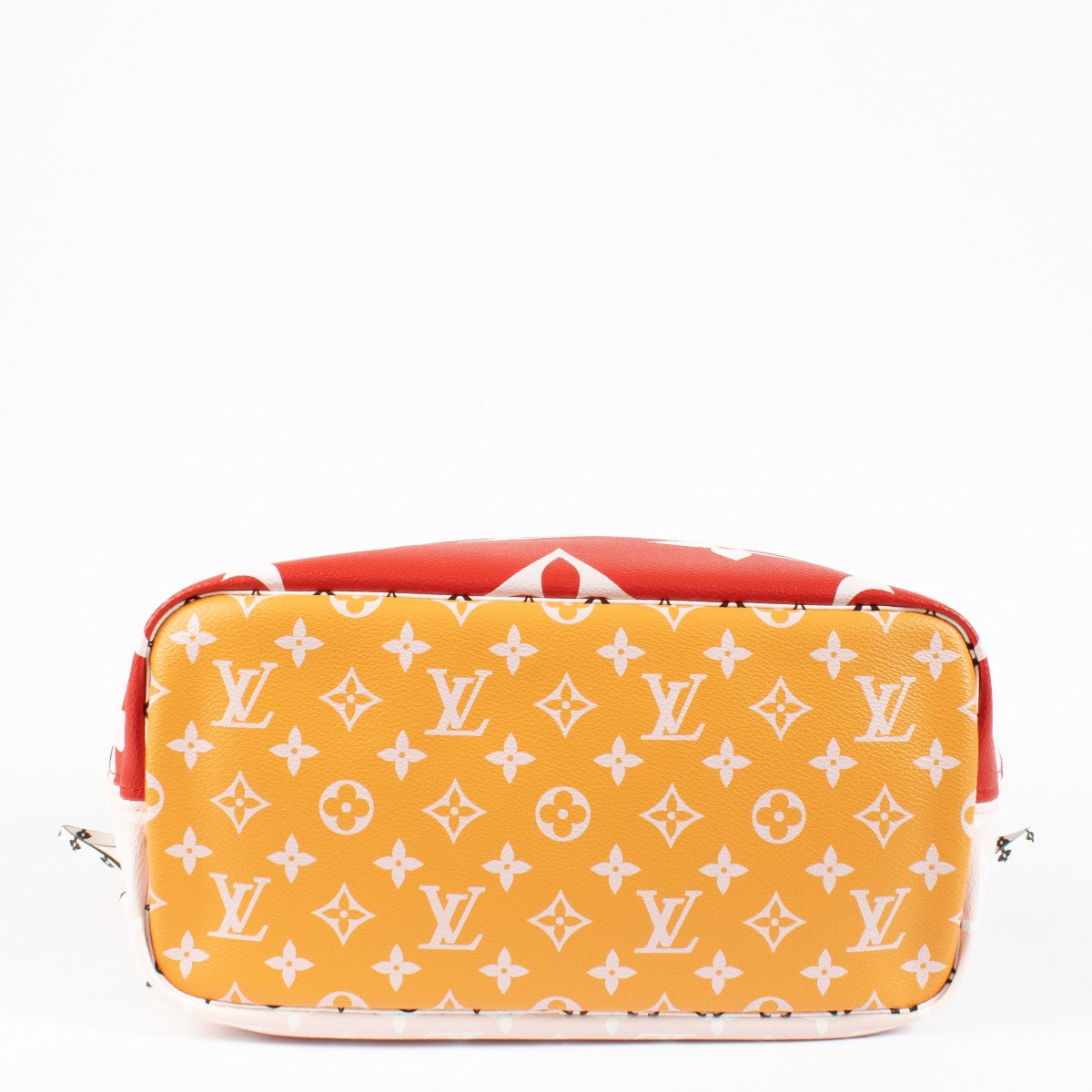 Louis Vuitton Red Giant Monogram Neverfull MM Bag