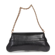 Authentieke Tweedehands Gucci Black Horsebit Shoulder Bag juiste prijs veilig online shoppen luxe merken webshop winkelen Antwerpen België mode fashion