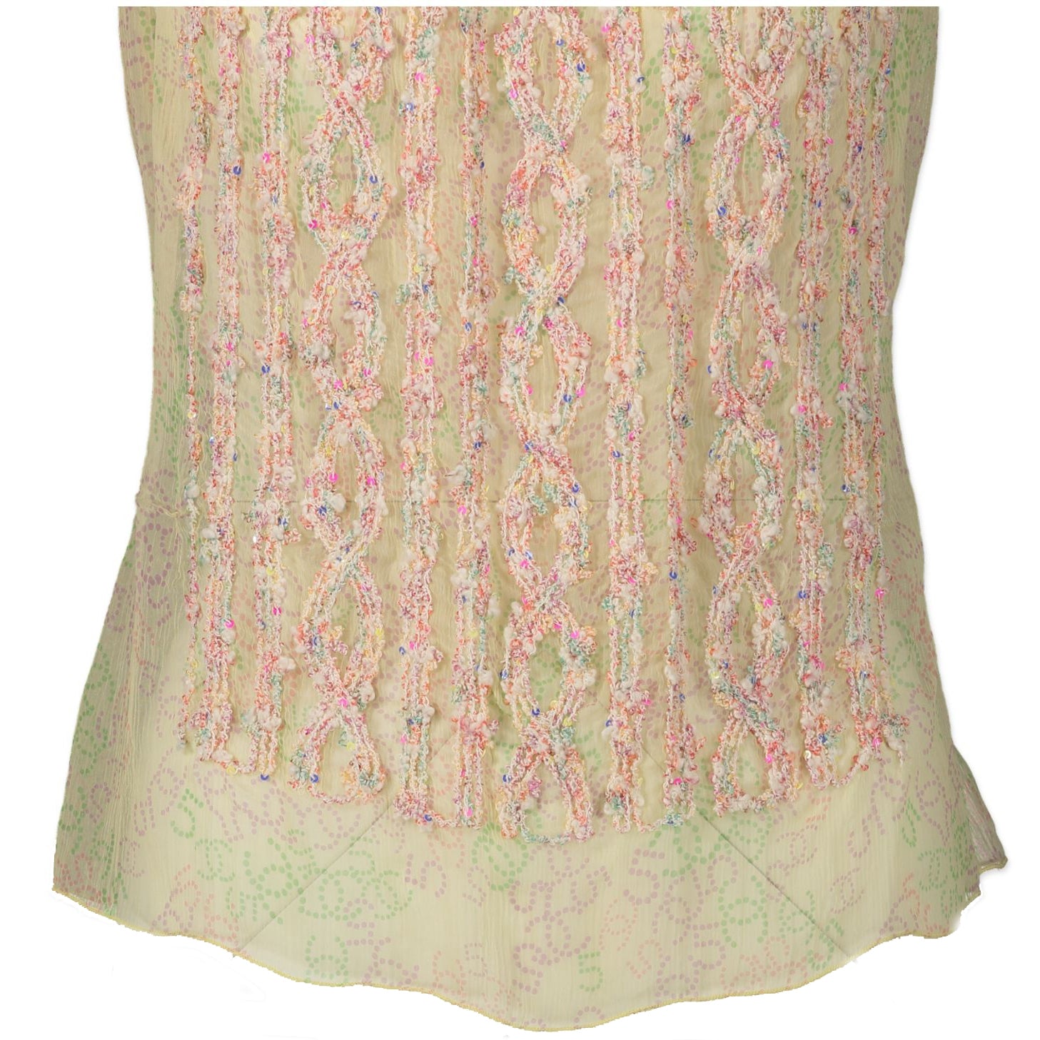 Chanel Silk Embroidered Top - size FR44