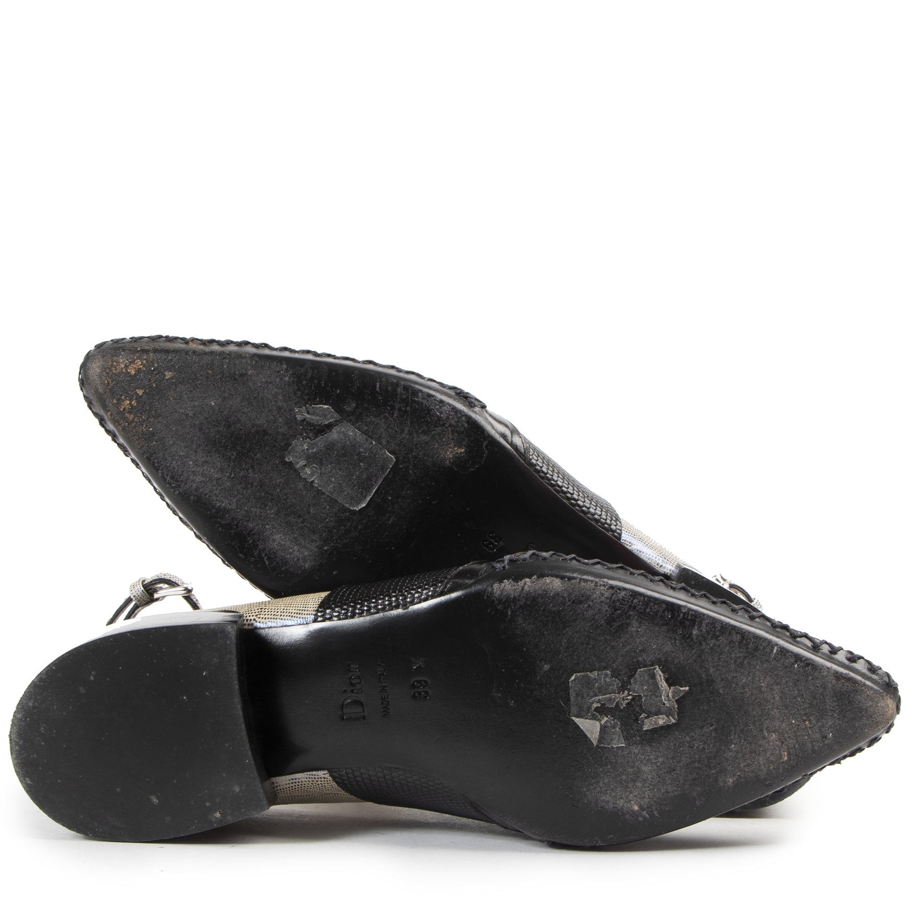 Dior Nomade Embossed Leather Lace-Up Boots te koop aan de beste prijs bij Labellov