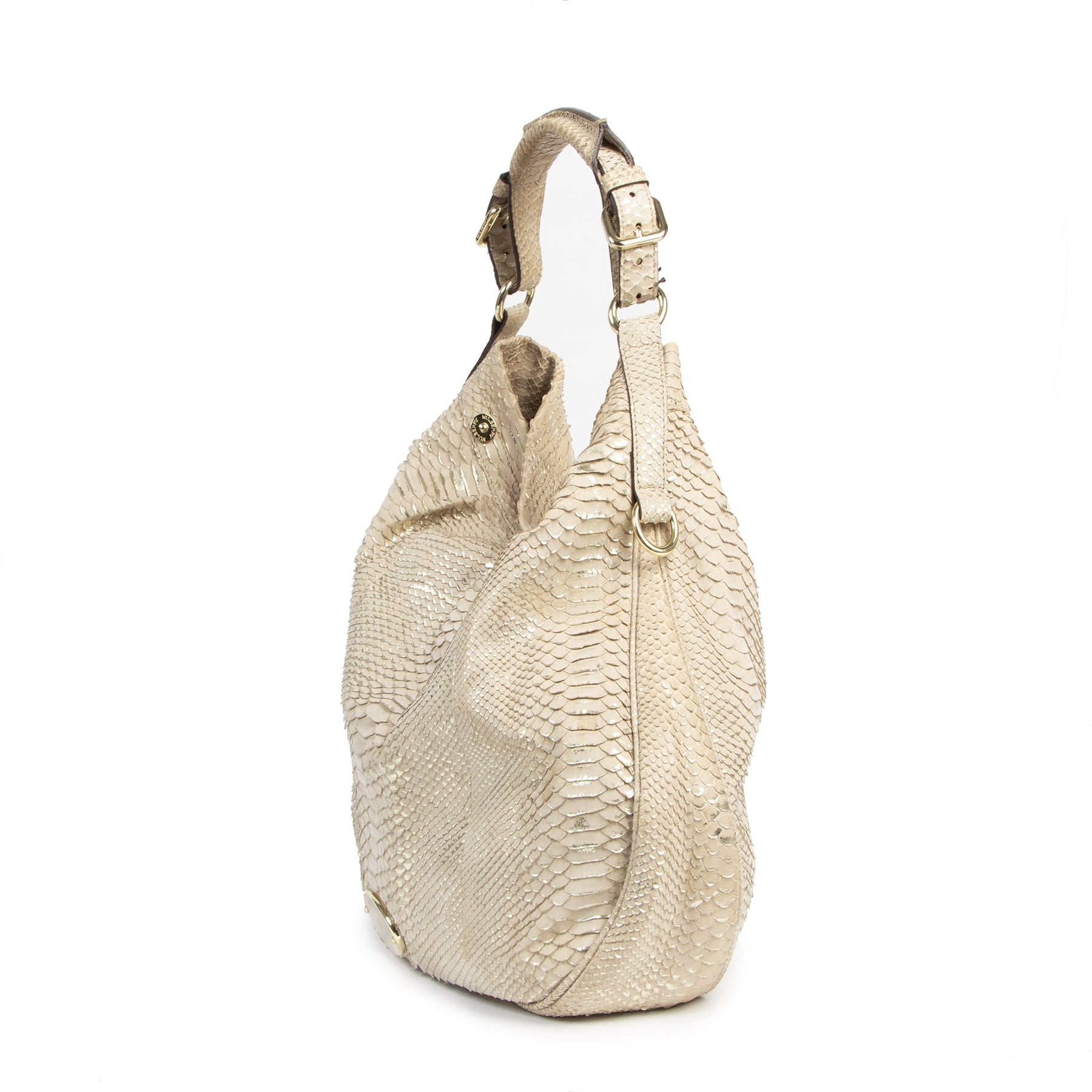 Authentieke Tweedehands Mulberry Mitzy Python Shoulder Bag juiste prijs veilig online shoppen luxe merken webshop winkelen Antwerpen België mode fashion