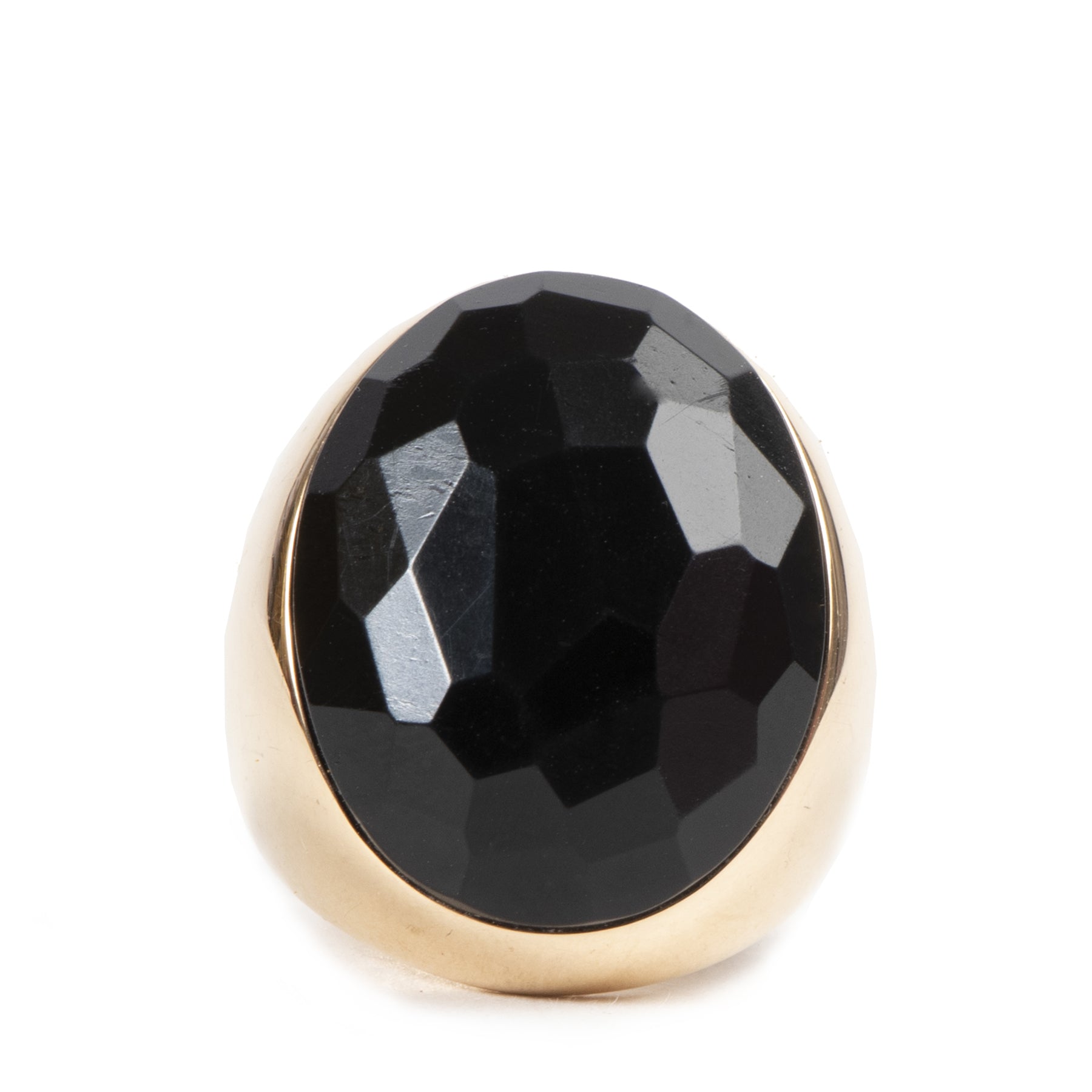 Pomellato 18kt Rose Gold Victoria Jet Ring for the best price at Labellov secondhand