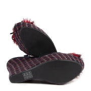 Authentieke tweedehands vintage Miu Miu Plaid Wedges - Size 39,5 koop online webshop LabelLOV