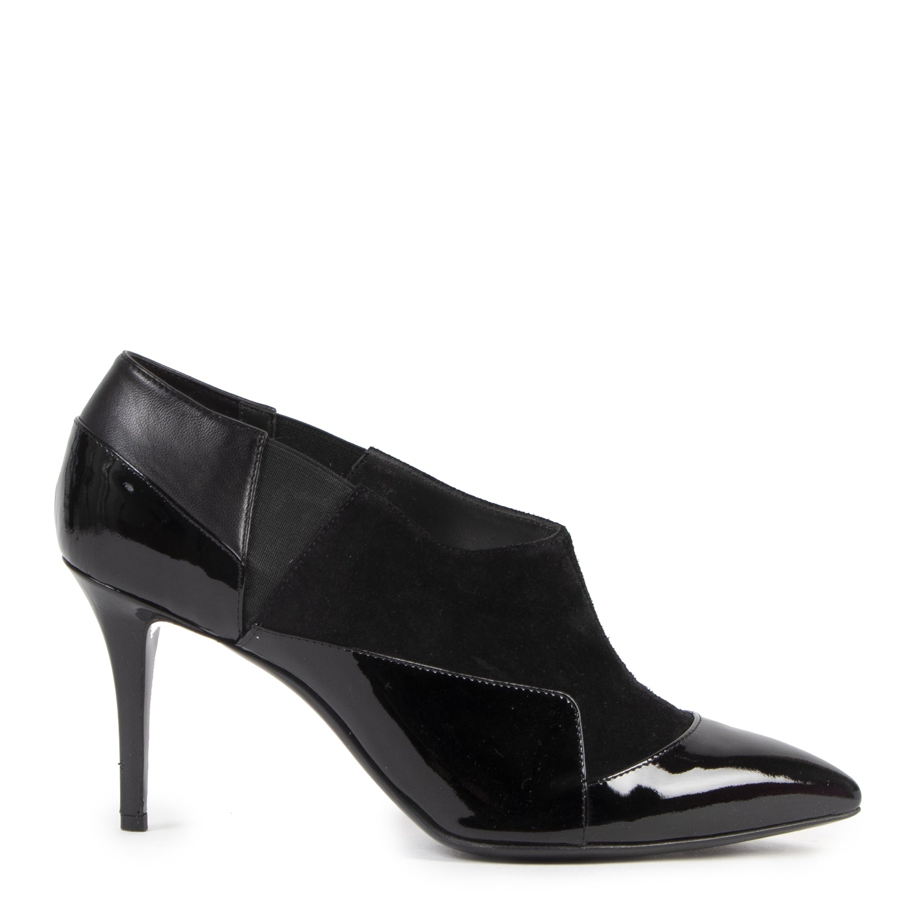 Authentieke Tweedehands Versace Black Ankle Booties - Size 40 juiste prijs veilig online shoppen luxe merken webshop winkelen Antwerpen België mode fashion