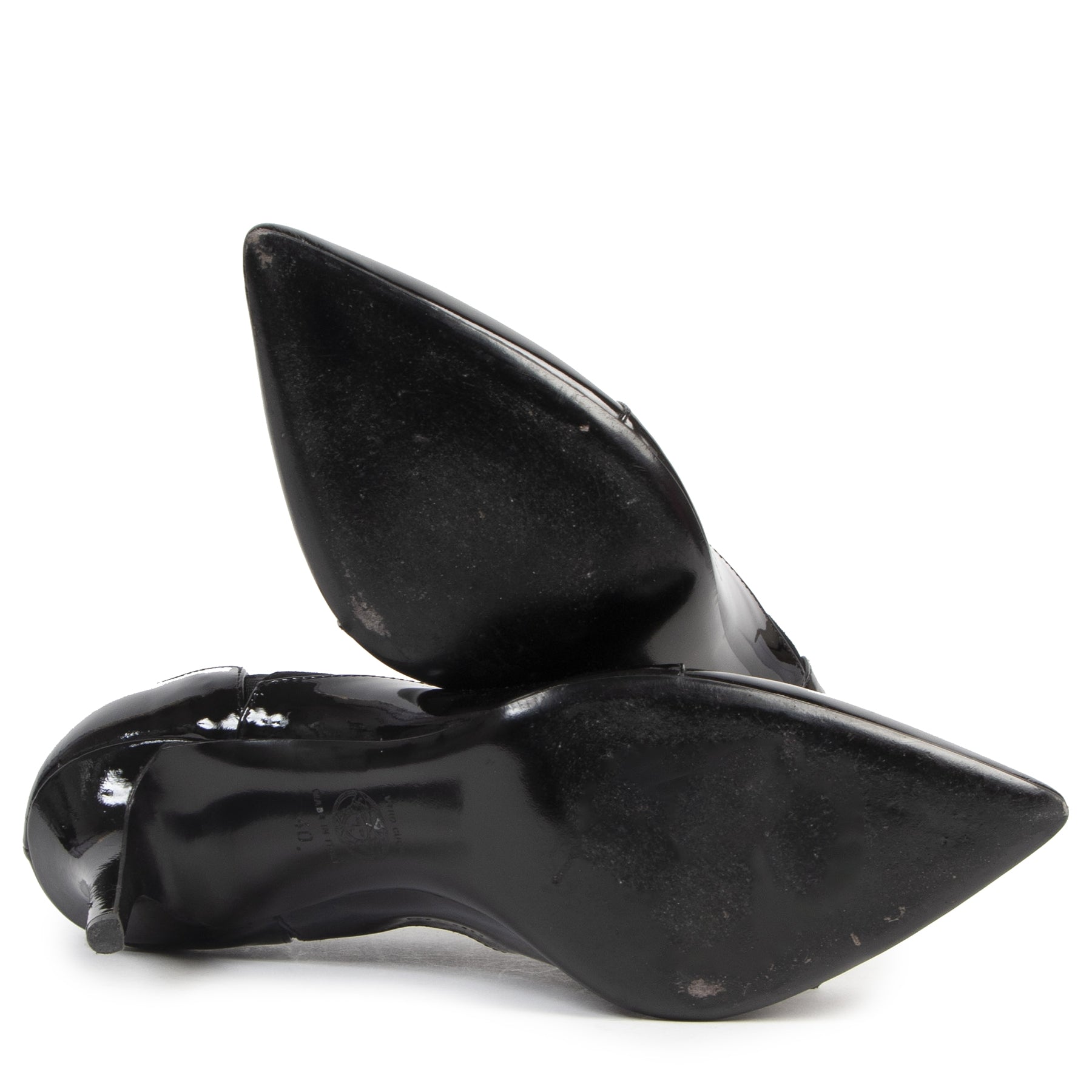 Authentic secondhand Versace Black Ankle Booties - Size 40 designer shoes luxury vintage webshop fashion safe secure online shopping