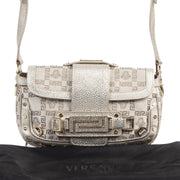 Authentic secondhand Versace Silver Medusa Shoulder Bag designer bags fashion luxury vintage webshop safe secure online shopping