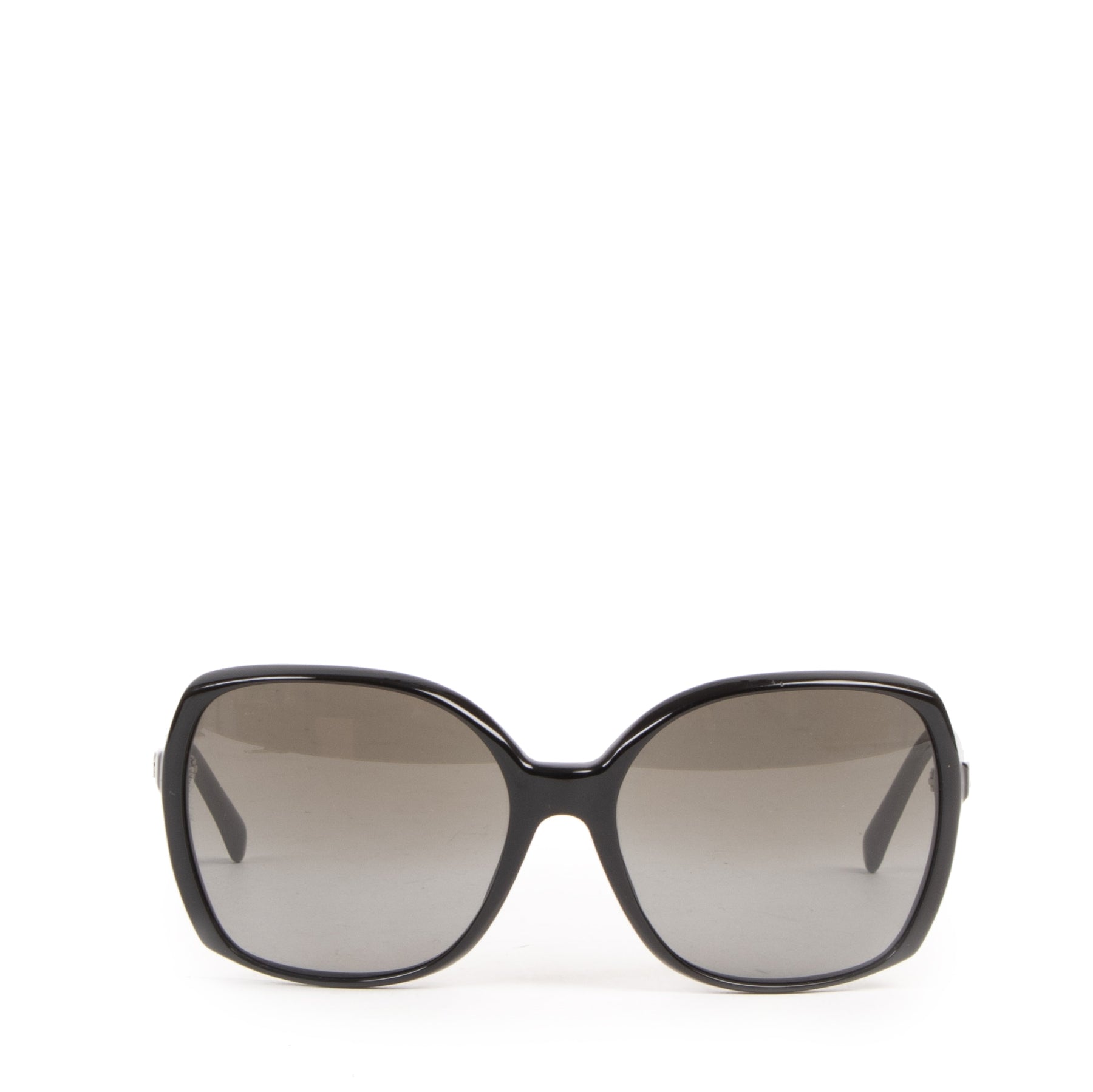 Authentic second-hand vintage Chanel Black Square Sunglasses buy online webshop LabelLOV