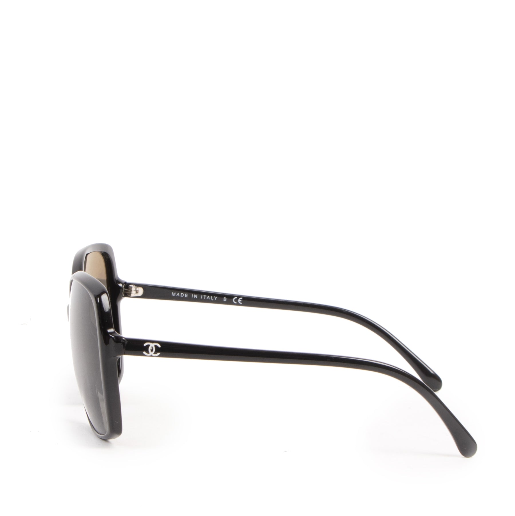 Authentique seconde-main vintage Chanel Black Square Sunglasses achète en ligne webshop LabelLOV