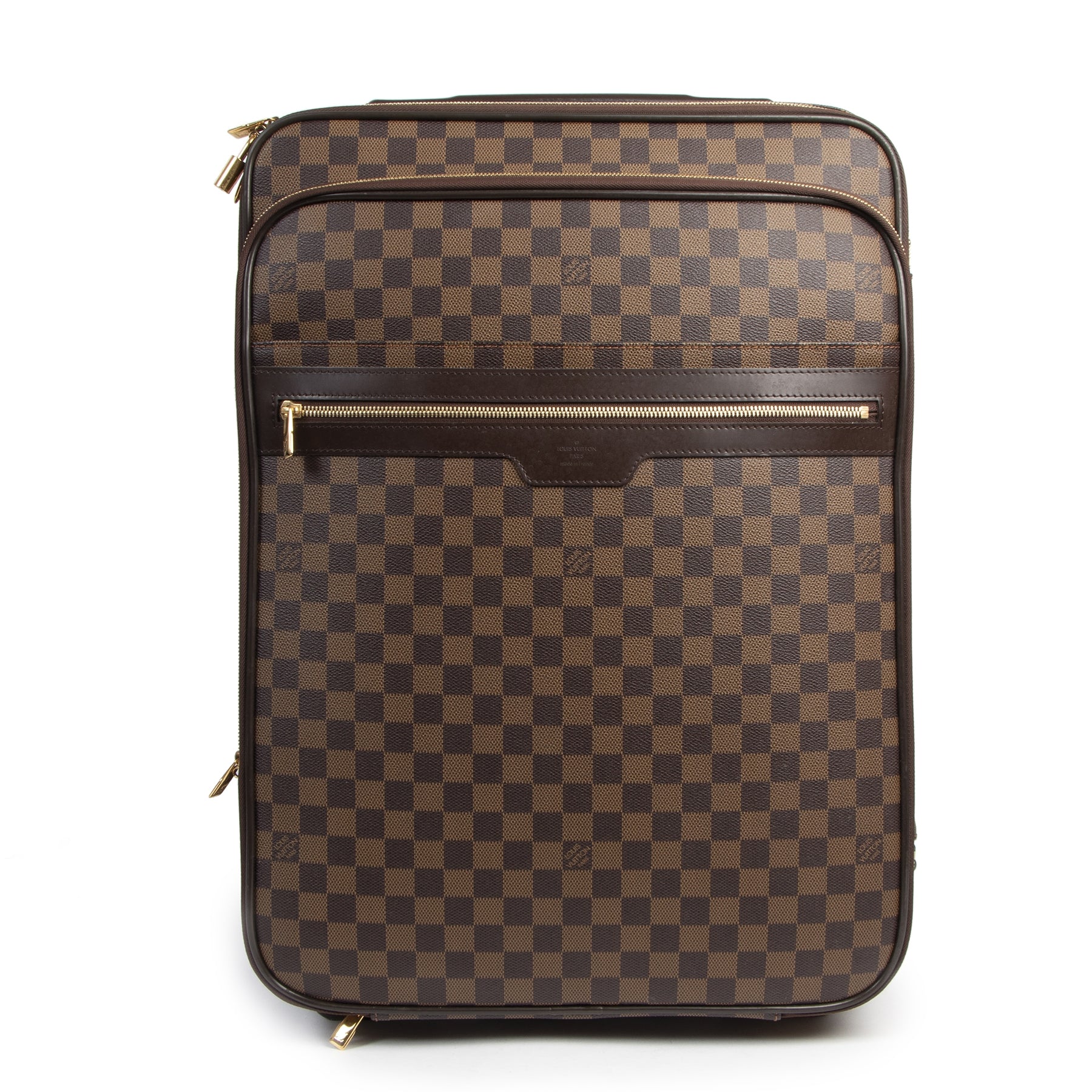 Louis Vuitton Damier Ebene Pegase Business 50 Rolling Luggage