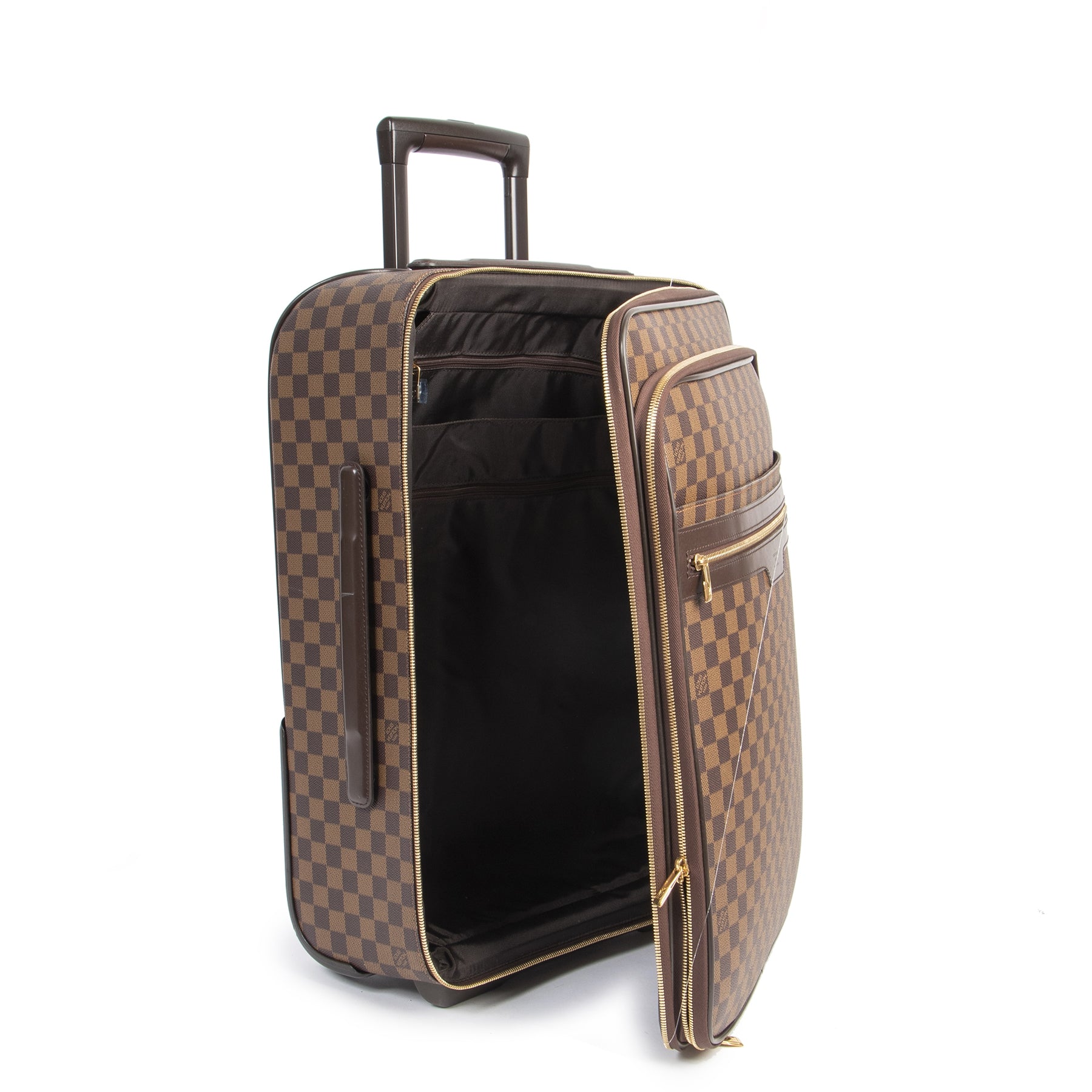 Louis Vuitton Damier Ebene Pegase Business 50 Rolling Luggage