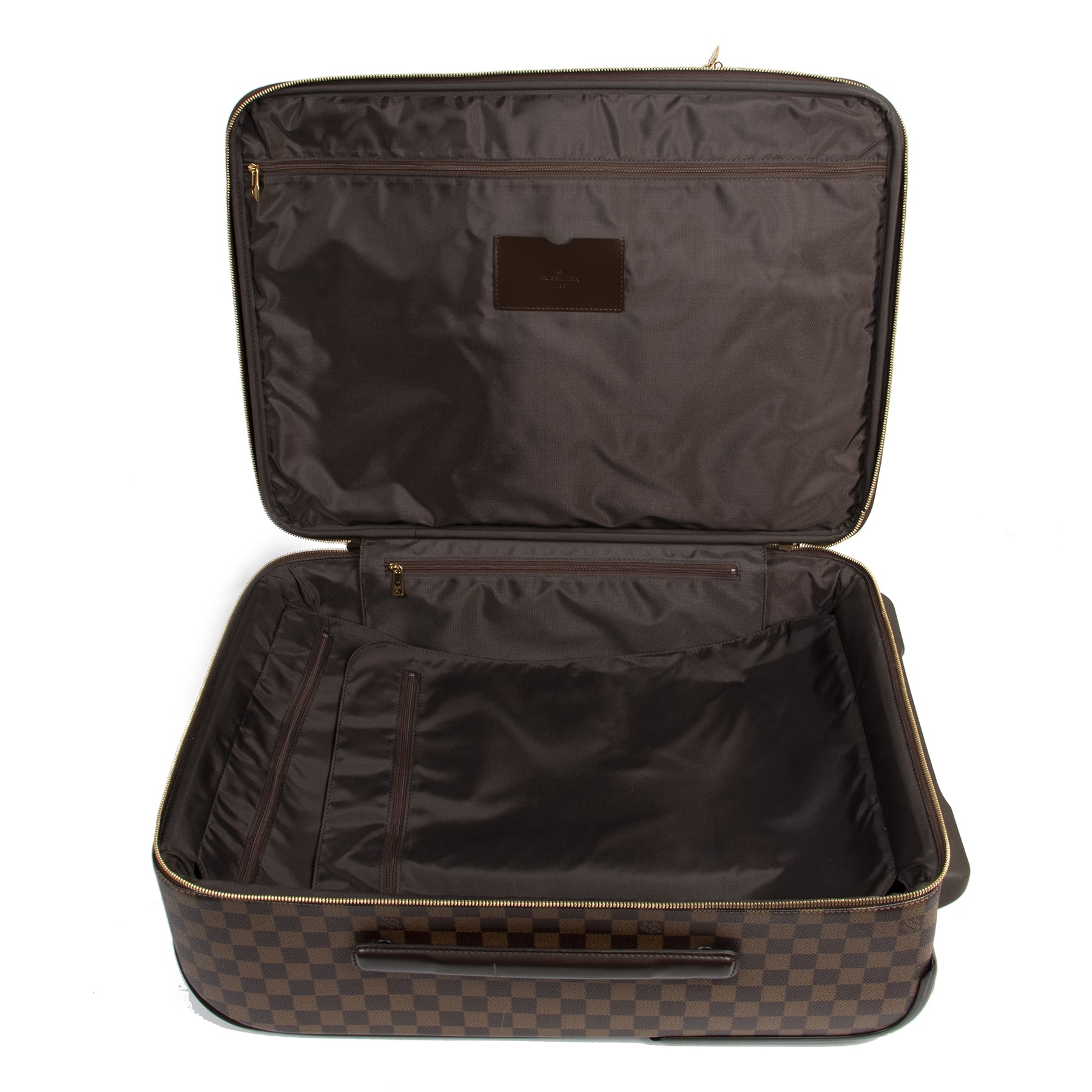 koop veilig online 100% authentieke Louis Vuitton Damier Ebene Pegase Business 50 Rolling Luggage