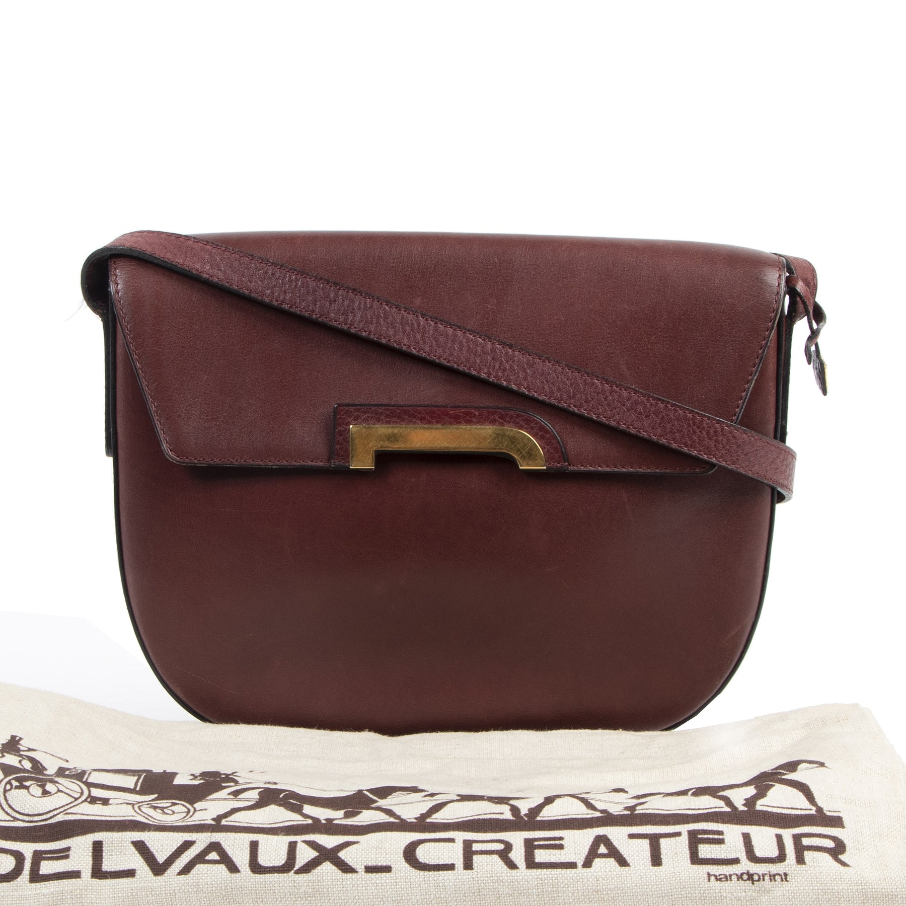 Delvaux Bordeaux D Crossbody Bag