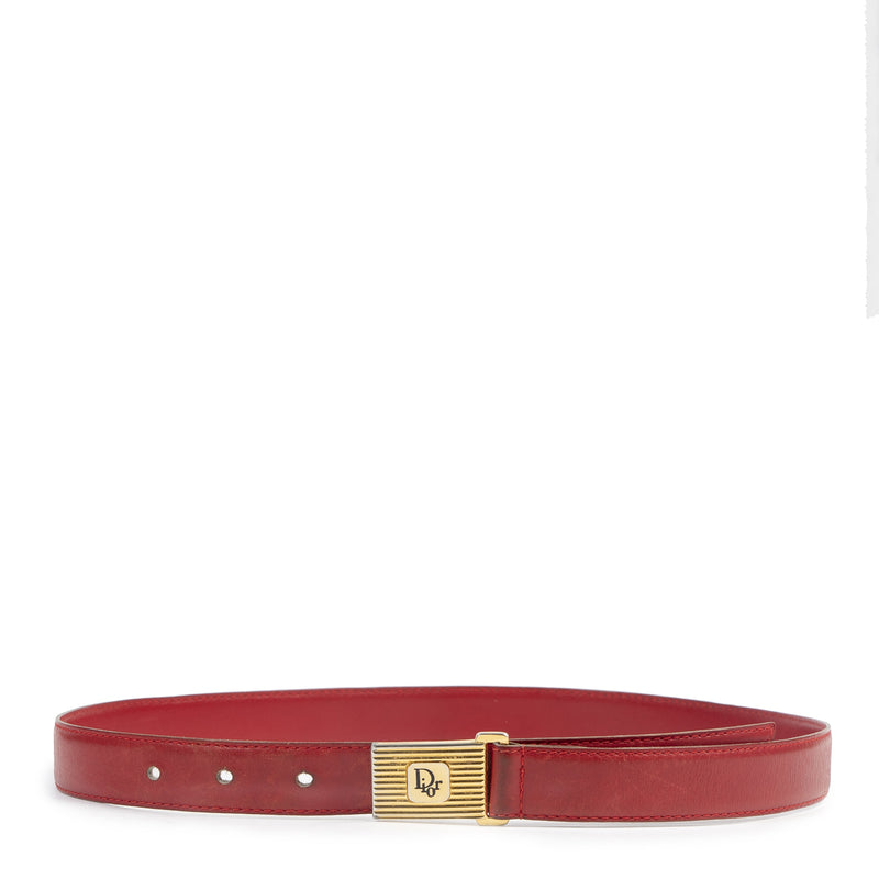 acheter en ligne seconde main Dior Red Belt - Size 75.