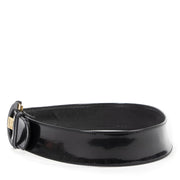 Authentic secondhand Yves Saint Laurent Black Patent Leather Belt - Size 75 luxury vintage webshop fashion safe secure online shopping