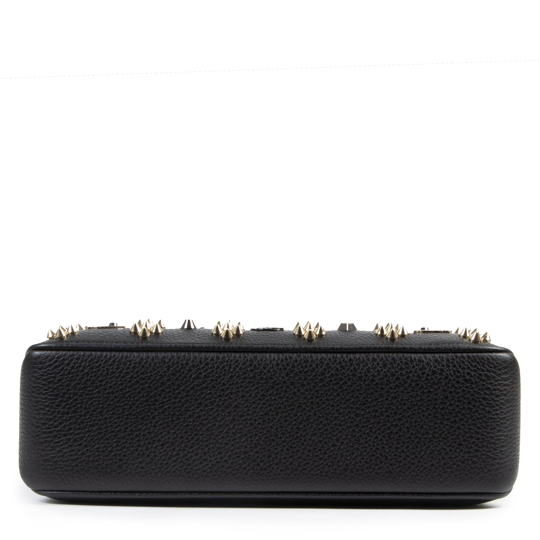Authentic secondhand Christian Louboutin Triloubi Triple-Gusset Spiked Large Shoulder Bagdesigner bags luxury vintage webshop fashion safe secure online shopping