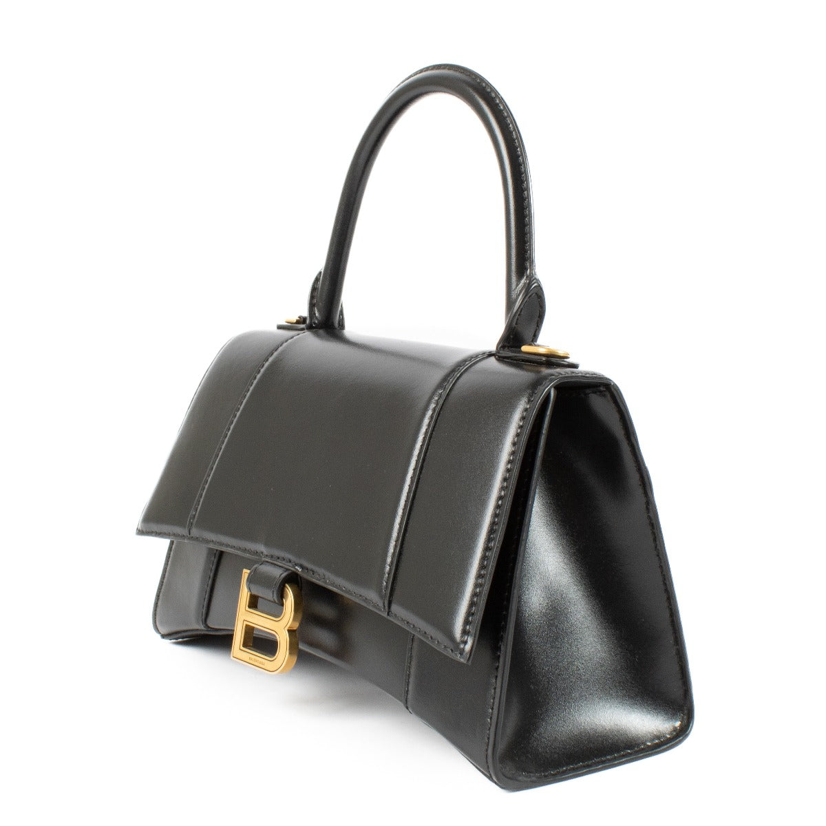 shop 100% authentic second hand Balenciaga Black Leather Small Hourglass Bag on Labellov.com