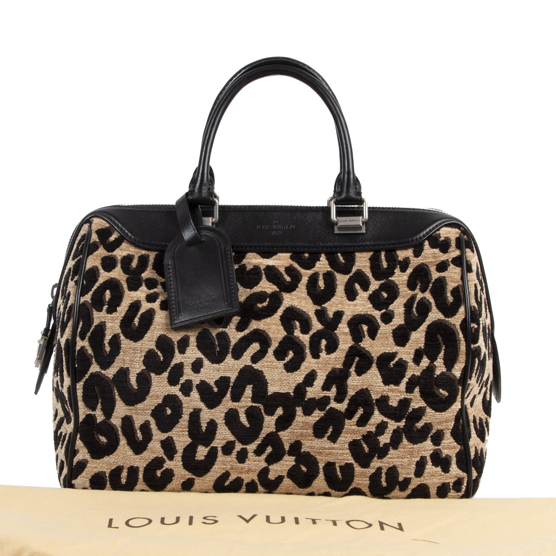 Buy and sell your authentic designer Louis Vuitton Sunshine Express Chenille Leopard Stephen Sprouse Bag