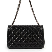 acheter en ligne seconde main Chanel Black Jumbo Lambskin Double Classic Flap Bag