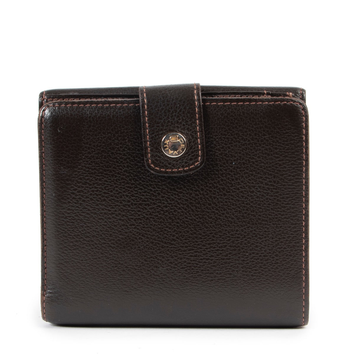 Shop safe online 100% authentic second hand Delvaux Brown Wallet at Labellov in Antwerp.
