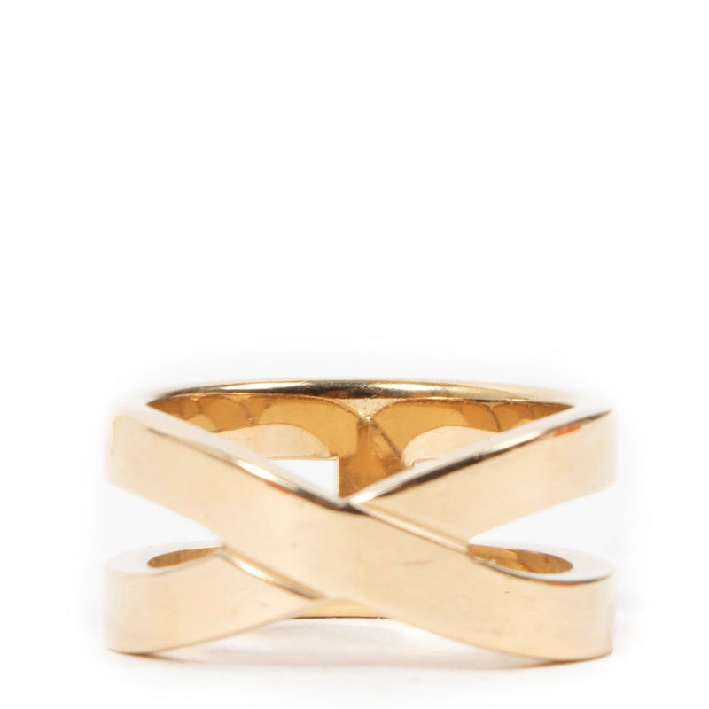 Hermes Permabrass Bijouterie Fantaisie H Scarf Ring