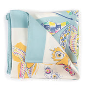 Shop safe online 100% authentic second hand Salvatore Ferragamo Multicolor Silk Scarf in very good condition at the right price at Labellov in Antwerp.