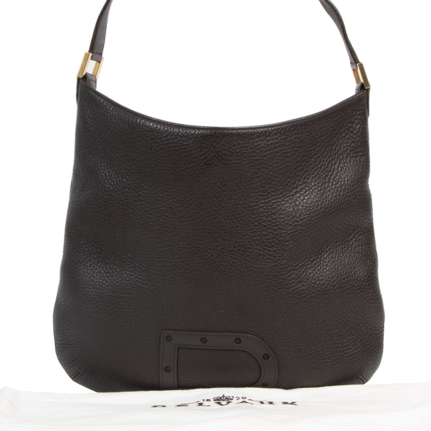 Delvaux Brown Le Louise PM Shoulder Bag