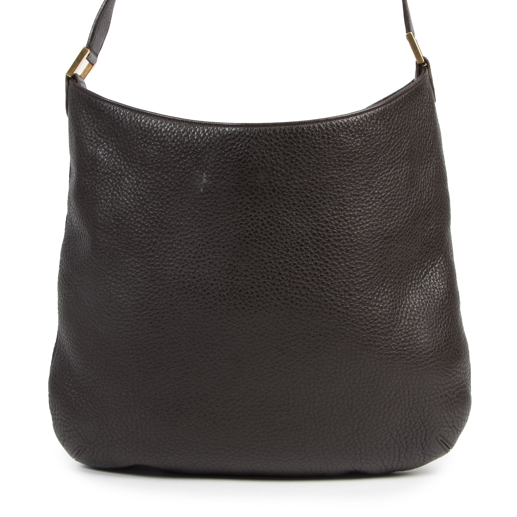 Delvaux Brown Le Louise PM Shoulder Bag