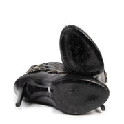 Authentieke tweedehands vintage Alexander McQueen Buckled Leather Ankle Boots - Size 38 koop online webshop LabelLOV