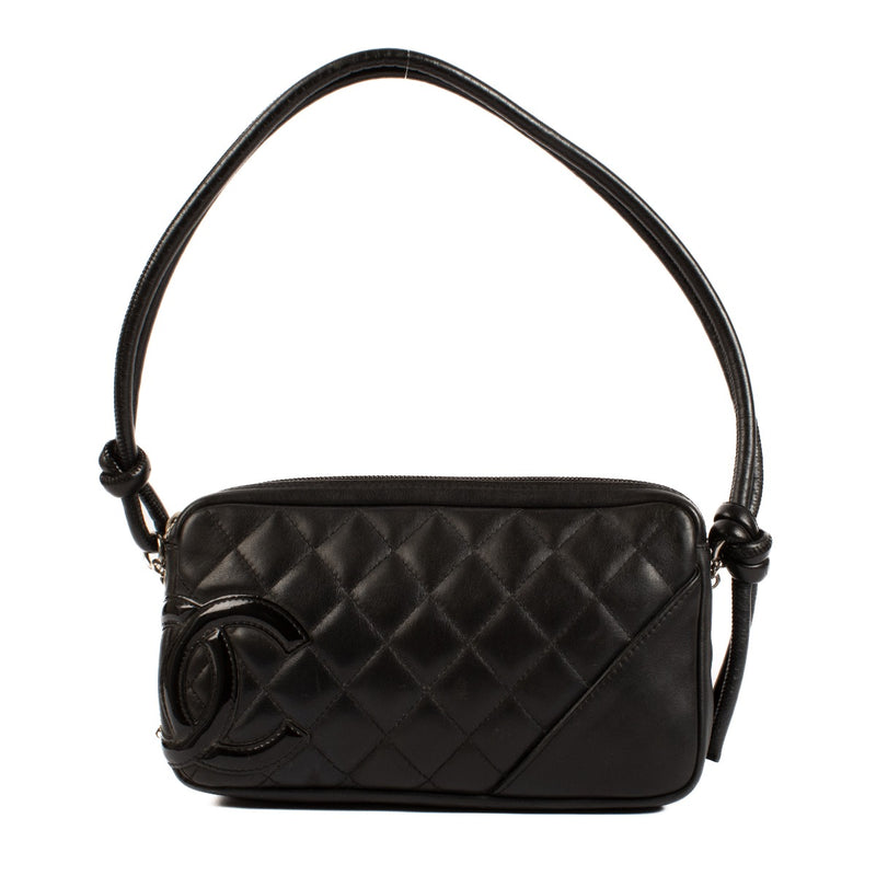 Chanel Black Cambon Ligne Pochette Shoulder Bag