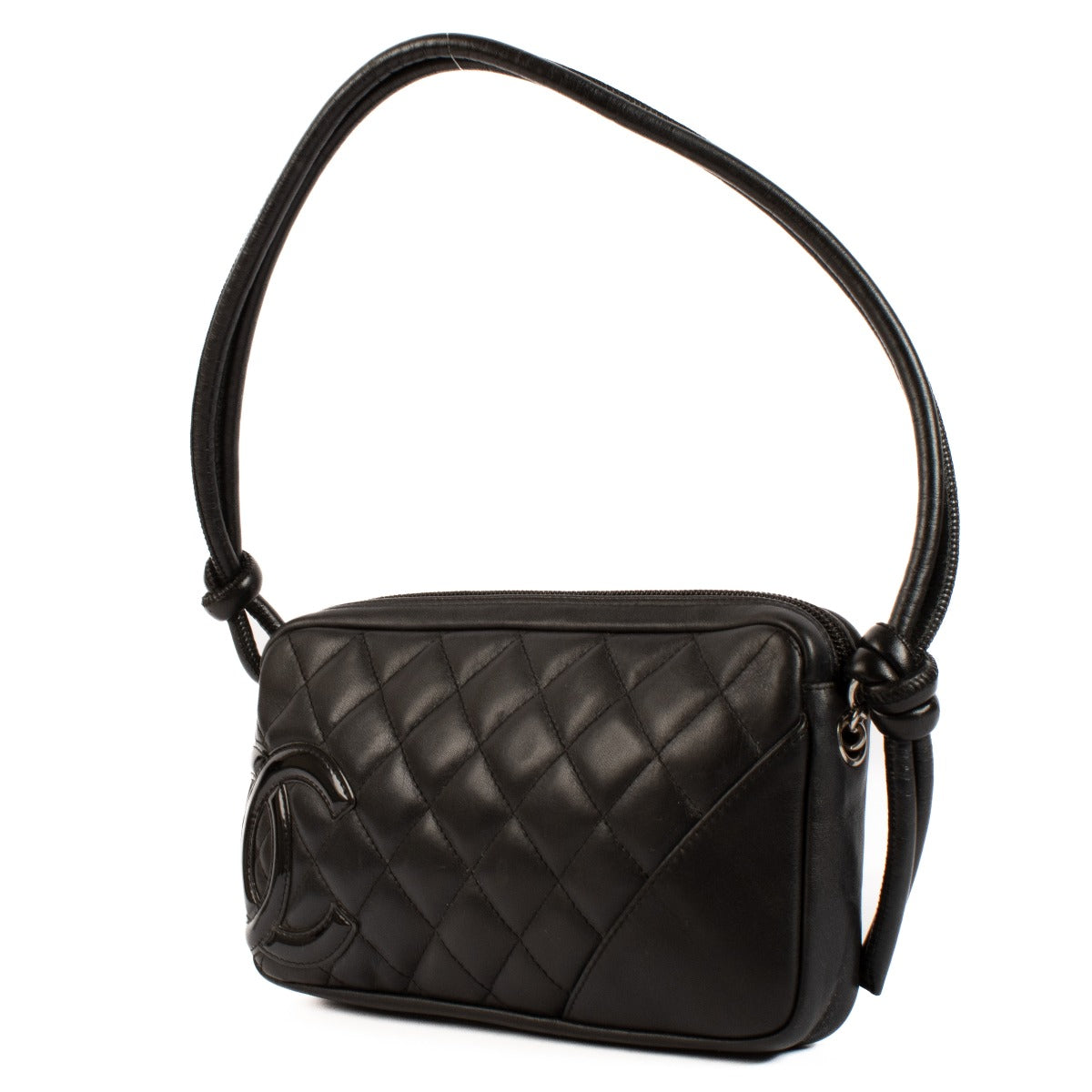 Chanel Black Cambon Ligne Pochette Shoulder Bag