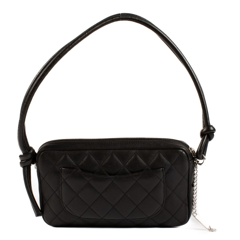 Chanel Black Cambon Ligne Pochette Shoulder Bag