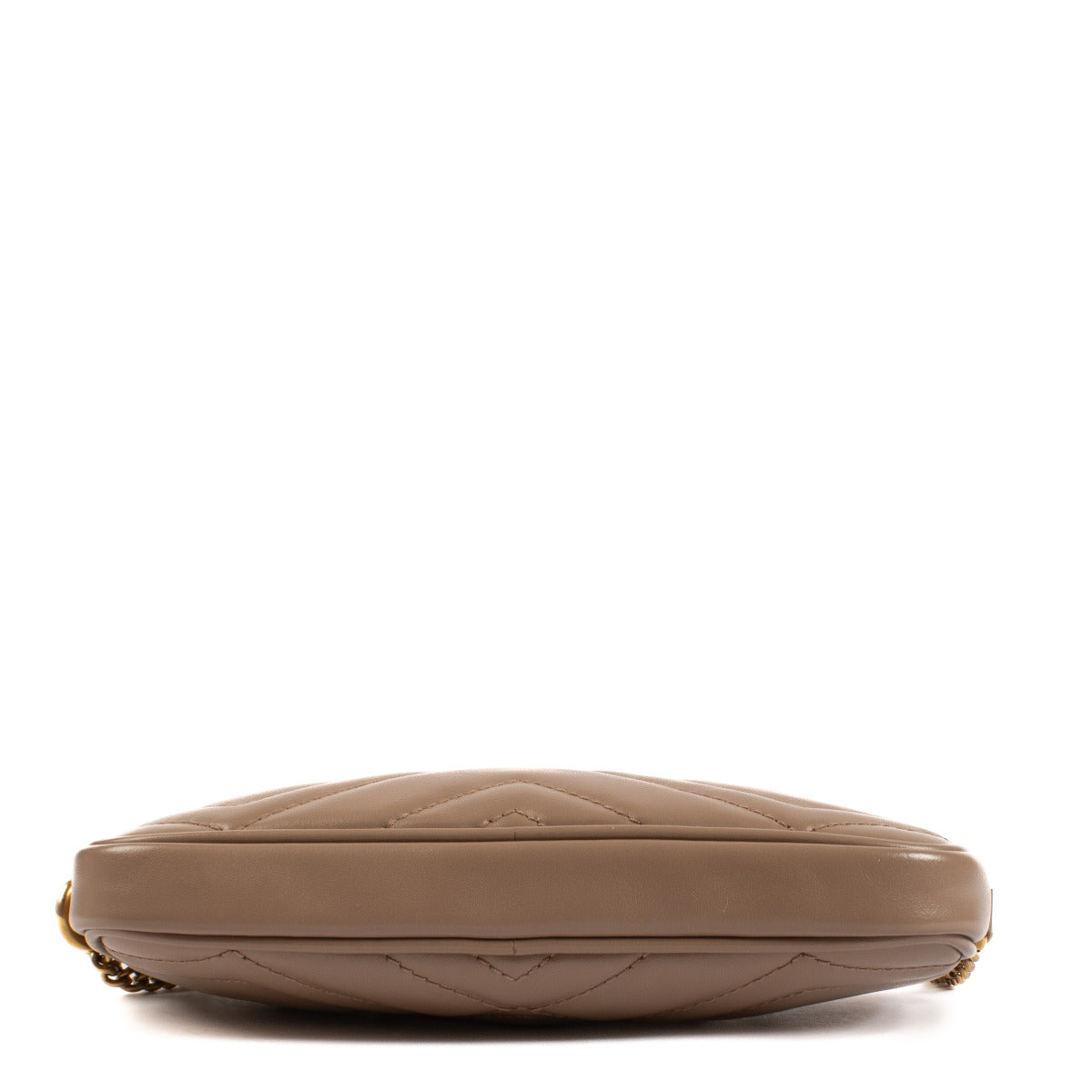 Gucci Nude Kalfsleer Matelassé Mini GG Marmont Crossbodytas