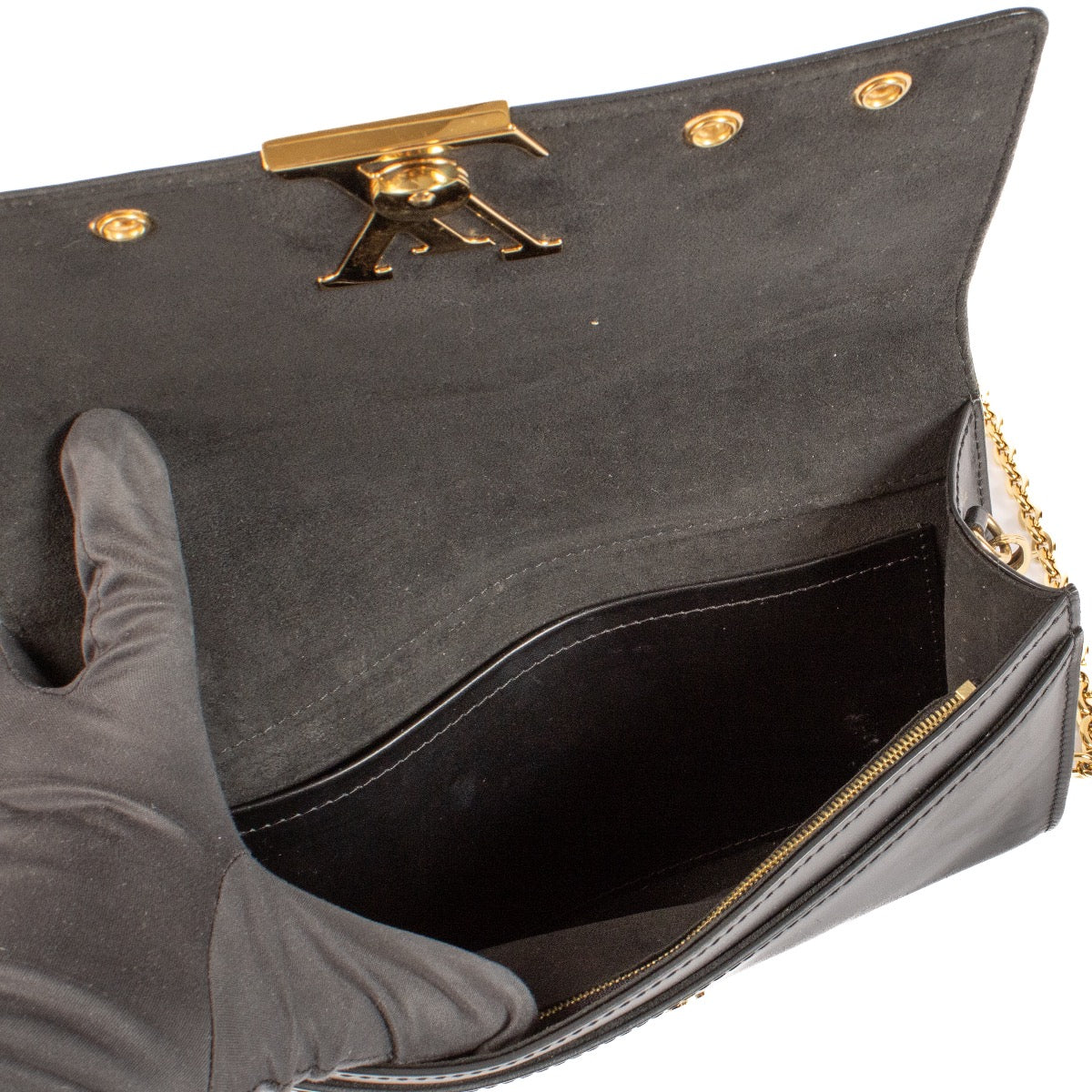 shop 100% authentic second hand Louis Vuitton Black Leather Crossbody Bag on Labellov.com