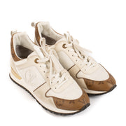 shop 100% authentic second hand Louis Vuitton Beige Run Away Sneakers - Size 39 on Labellov.com