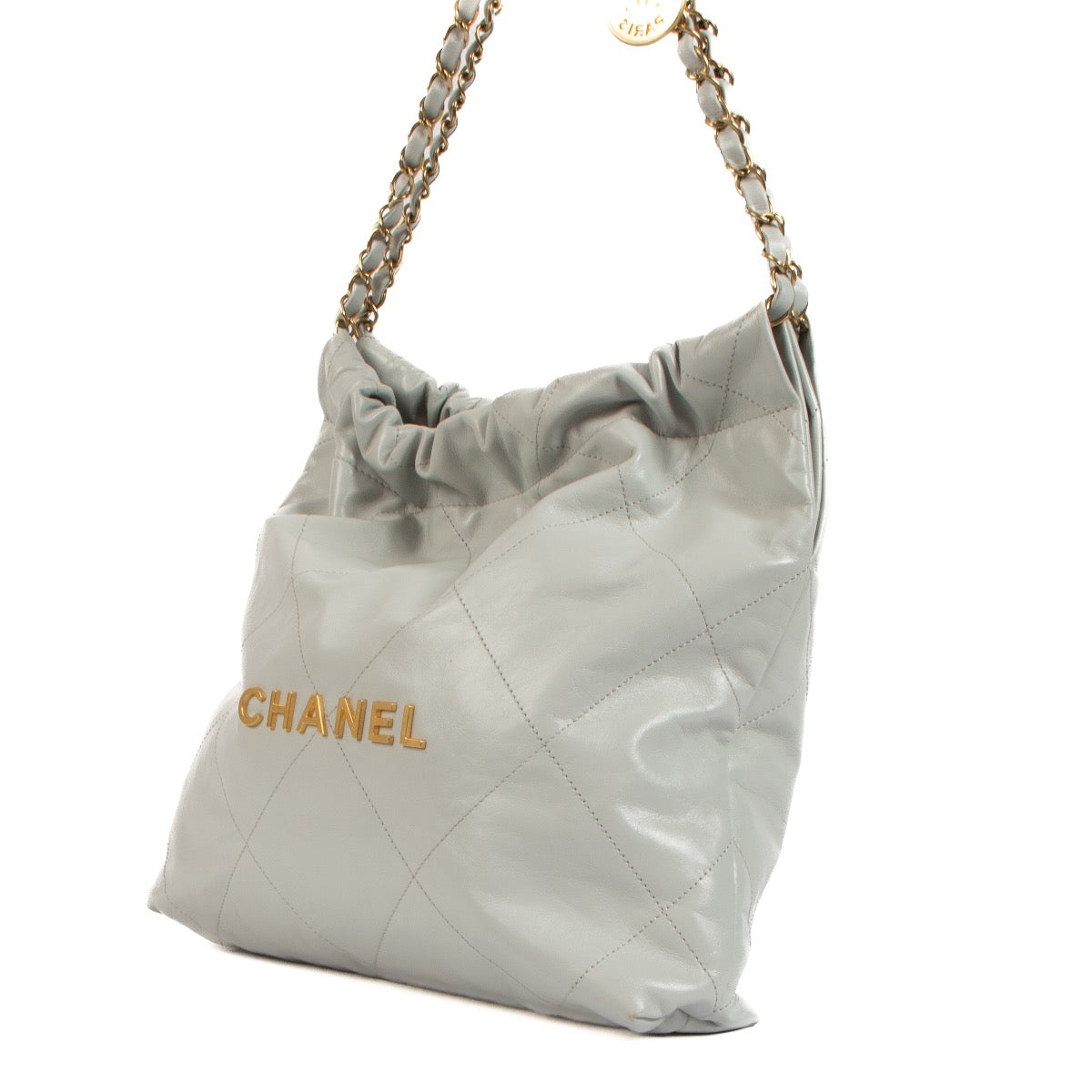 shop 100% authentic second hand Chanel Blue 22 Small Handbag on Labellov.com