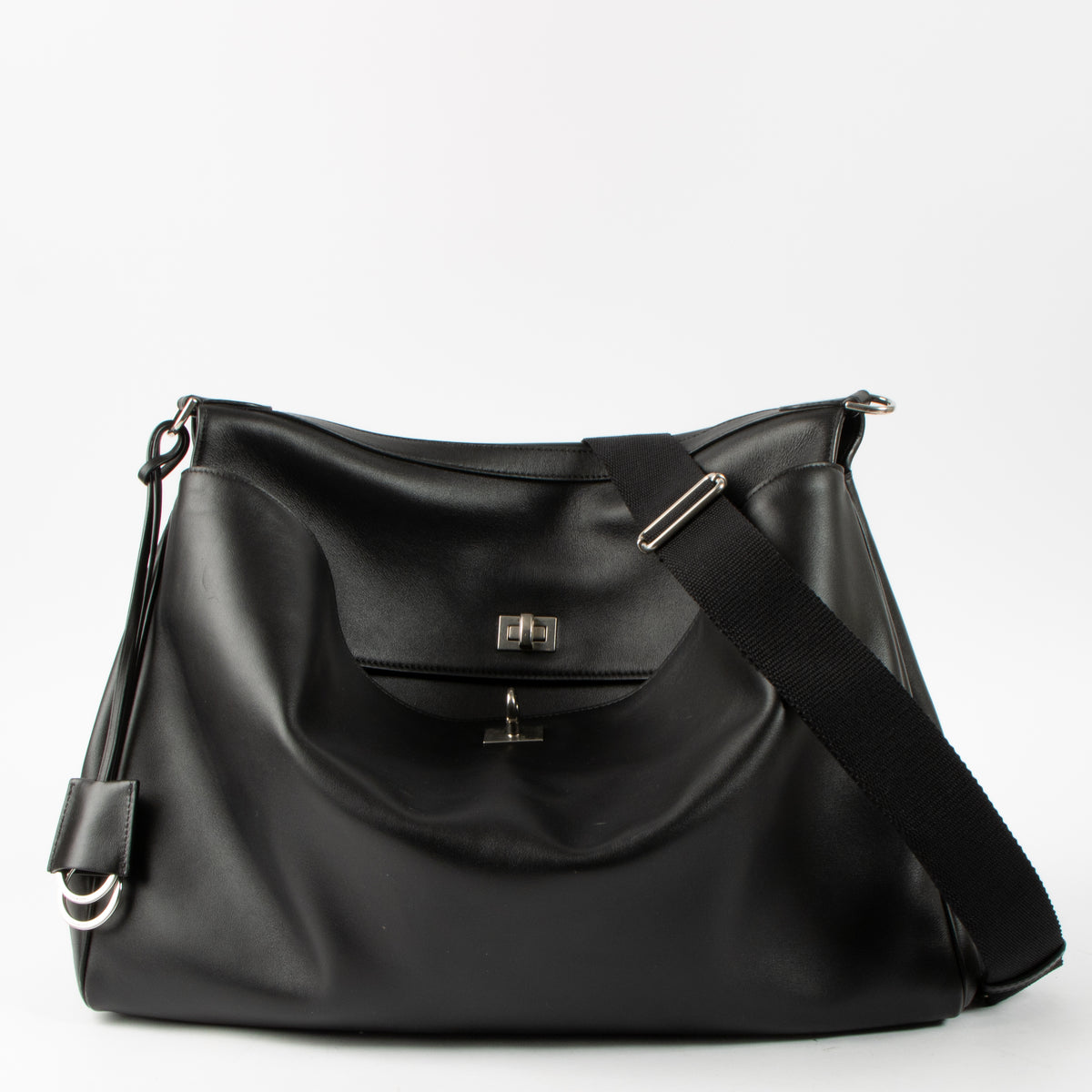 Balenciaga Black Rodeo Medium Messenger Bag