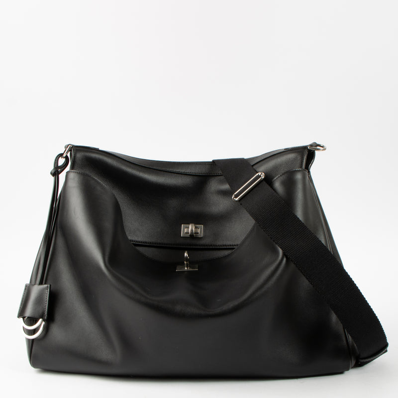 Balenciaga Black Rodeo Medium Messenger Bag