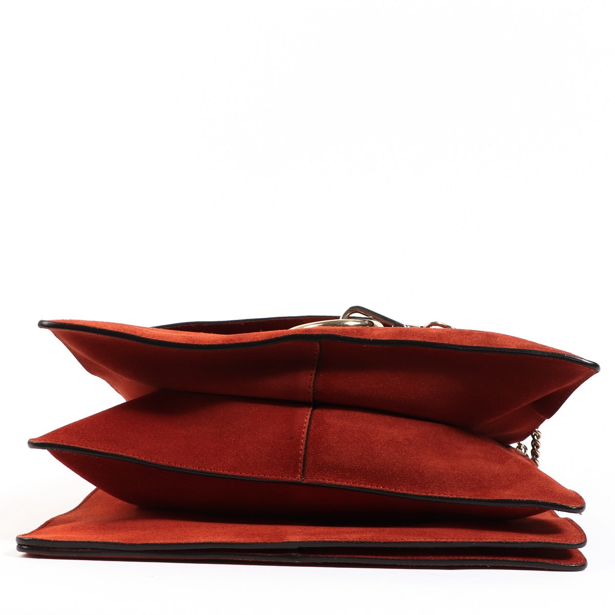 Buy an authentic second hand Chloé Tobacco Suede Faye Shoulder Bag in very good condition at Labellov.com