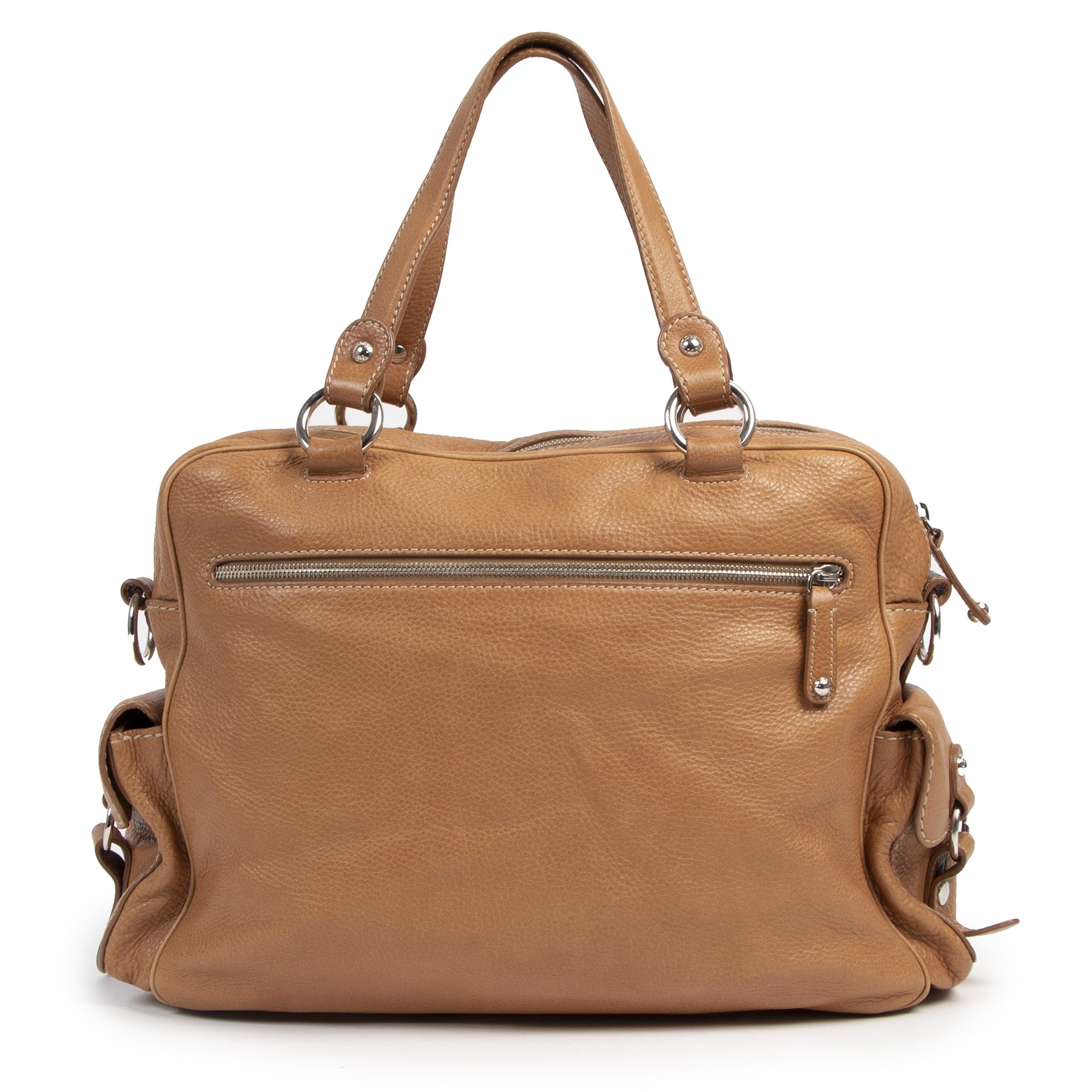 Authentique seconde-main vintage Tods Beige Shoulder Bag achète en ligne webshop LabelLOV