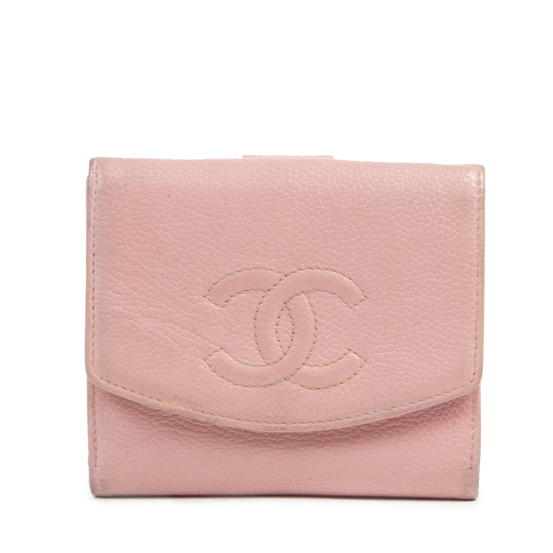 koop veilig online tegen de beste prijs Chanel Pink CC Wallet