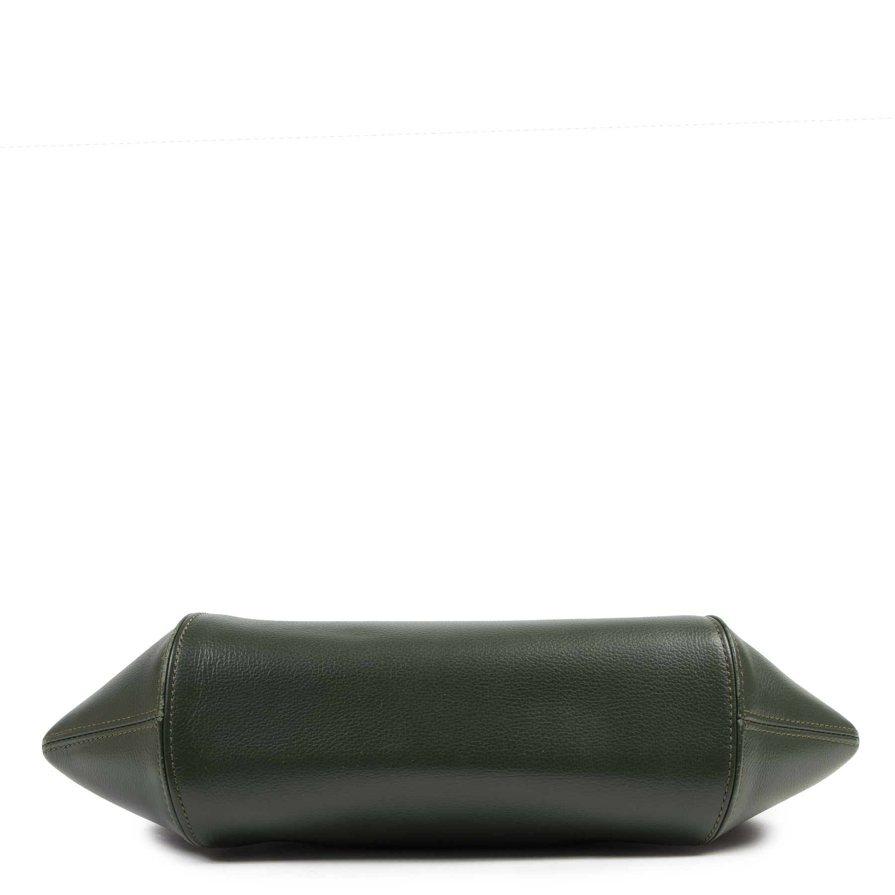 Authentic secondhand Delvaux Green Leather Desir Shoulder Bag designer bags fashion luxury vintage webshop designer brands safe secure online shopping