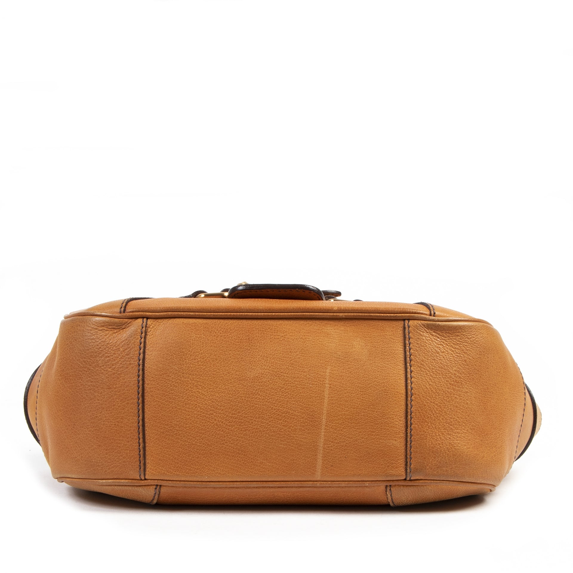 Prada Cognac Leather Shoulder Bag