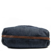 Prada Denim Leather Hobo Bag