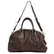Buy and sell 100% authentic Prada Brown Top Handle Bag