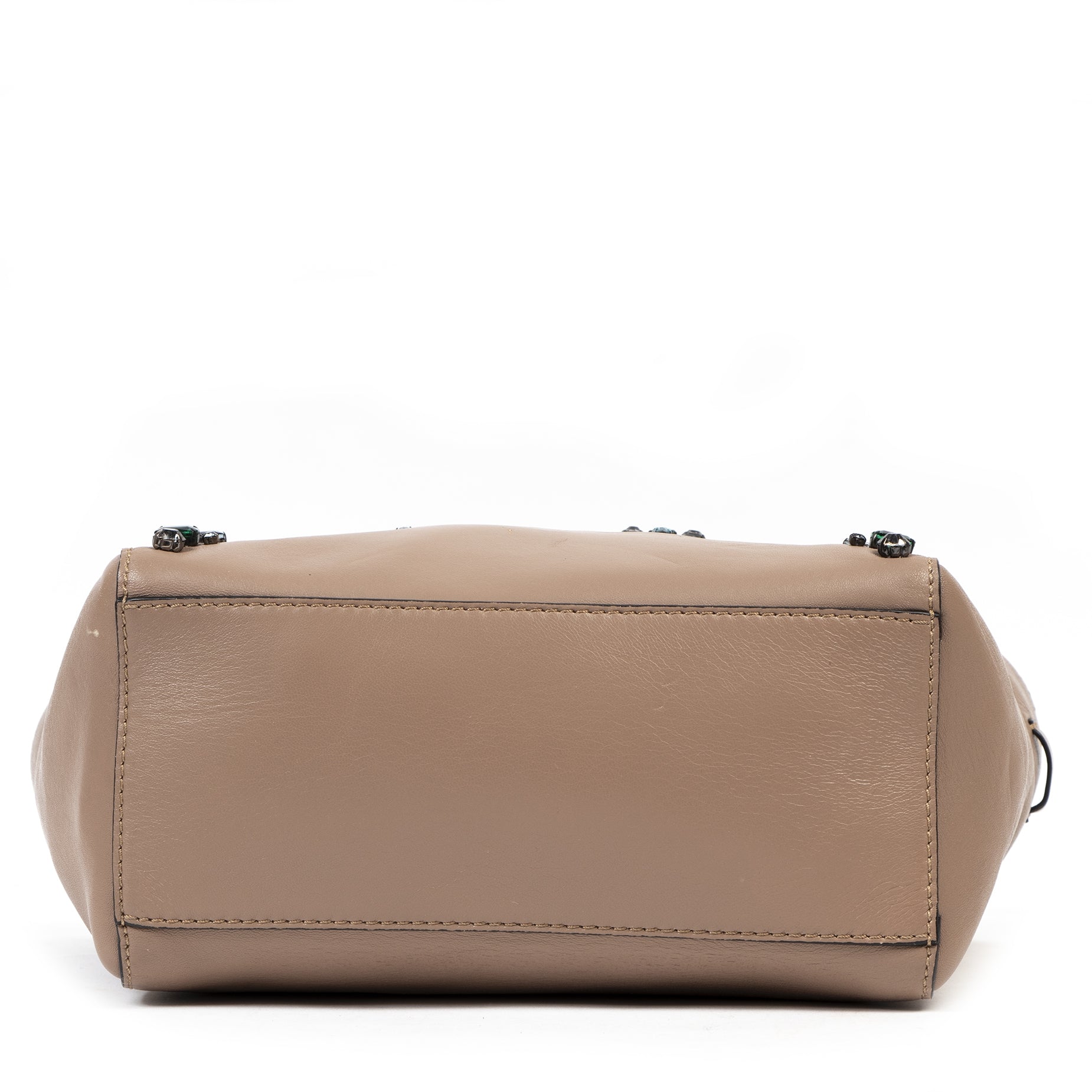 Authentic second-hand vintage Valentino Nude Embellished Tote Bag buy online webshop LabelLOV