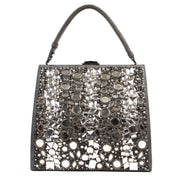 Authentic secondhand Valentino Grey Embellished Tote Bag designer bags fashion luxury vintage webshop safe secure online shopping
