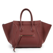 Authentique seconde-main vintage Celine achète en ligne webshop LabelLOV Celine Merlot Red Phantom Luggage Bag