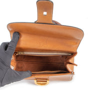 Buy online an authentic second hand Delvaux Brillant PM cognac leather handbag in good condition at Labellov in Antwerp.
