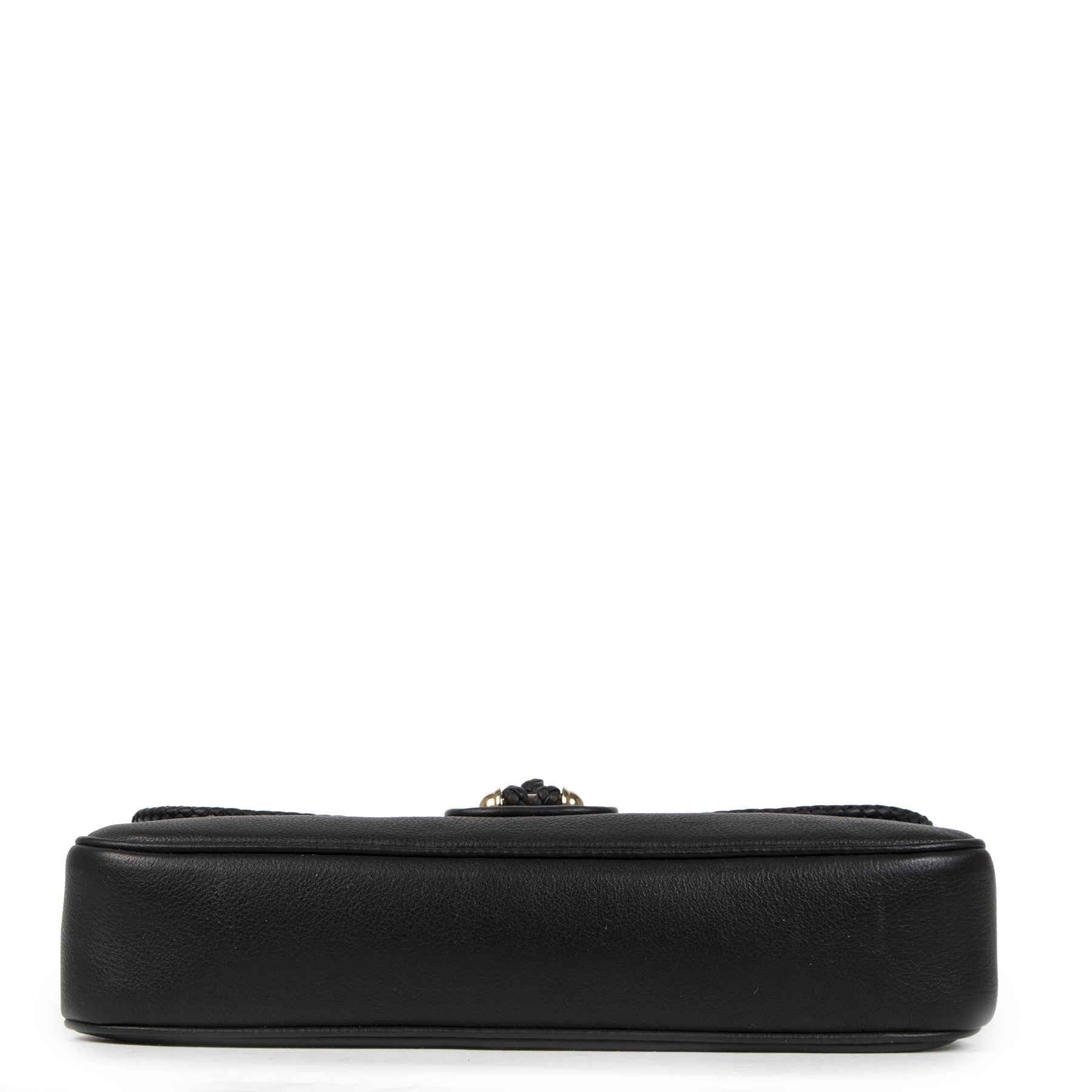 Authentique seconde-main vintage Gucci Black Marrakech Evening Bag achète en ligne webshop LabelLOV